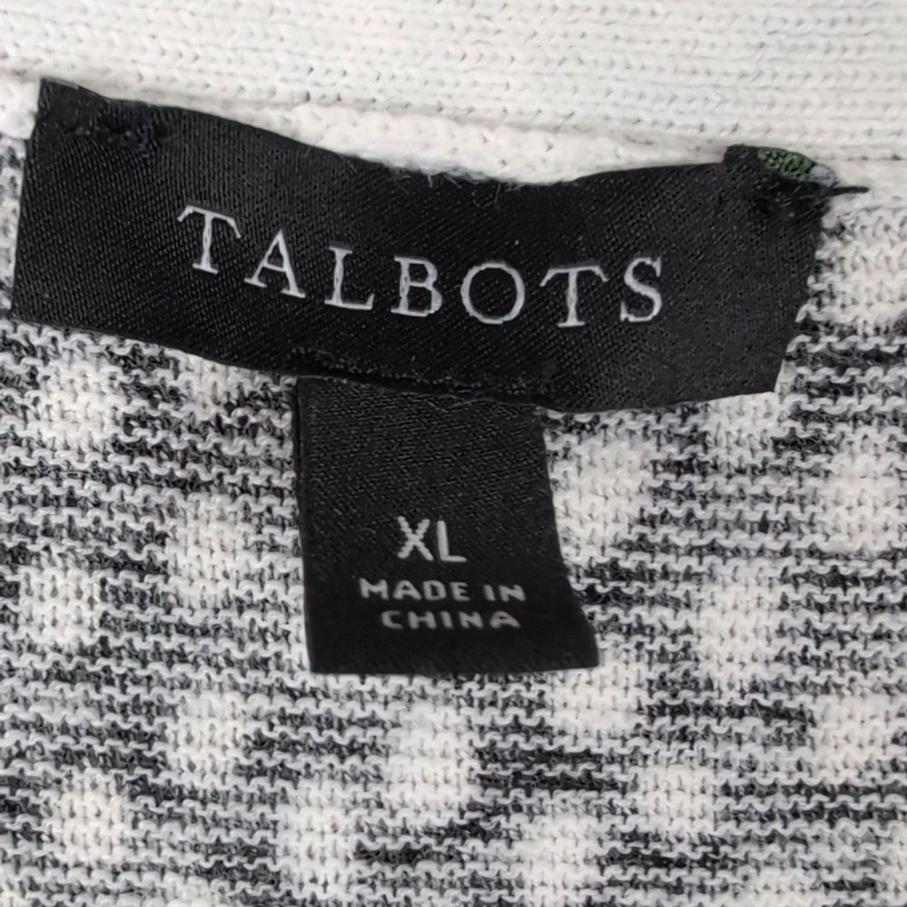 Talbots Linen Blend Open Front Long Line Cardigan… - image 3
